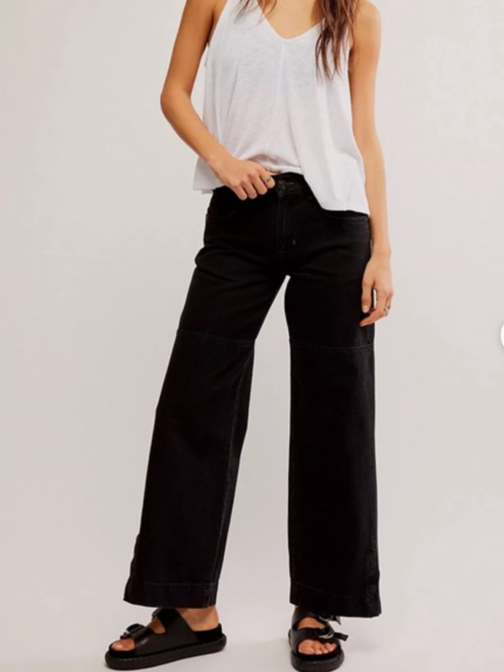 We The Free Benji Relaxed White Leg Jeans Size 29